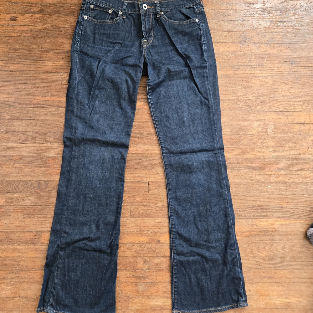 Y2K Lucky Brand Indigo Flare Jeans Sweet'N Low Size 6/28R